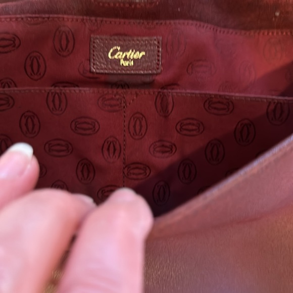 💕Vintage Large Cartier Bag 💕 Messenger Tote💕 - Picture 2 of 6